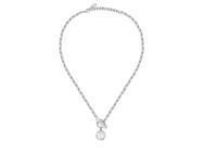 Karl Lagerfeld Pearl Collier Acier Et Perle Synthétique - KLAYR04 - Réf. KLAYR04