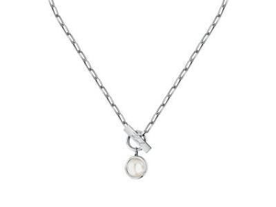 Karl Lagerfeld Pearl Collier Acier Et Perle Synthétique - KLAYR04 - Réf. KLAYR04
