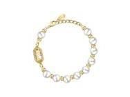 Karl Lagerfeld Pearls Bracelet Doré Cristaux et Perles Synthétiques - KLAYR09 - Réf. KLAYR09