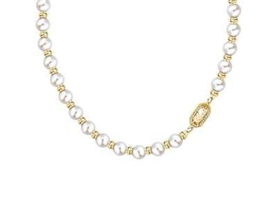 Karl Lagerfeld Pearls Collier Doré Cristaux et Perles Synthétiques - KLAYR01 - Réf. KLAYR01