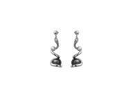 KORÉ - Boucles d'Oreilles Pendantes Jourdan Argent Hématite - AJS 038 - Réf. AJS 038