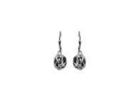 LANTIA - Boucles d'Oreilles Dormeuses Jourdan Argent Hématite - ABR 034 - Réf. ABR 034