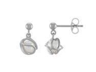 LYSE - Boucles d'Oreilles Jourdan Argent 925 Perle Blanche - AJF170261E - Réf. AJF170261E