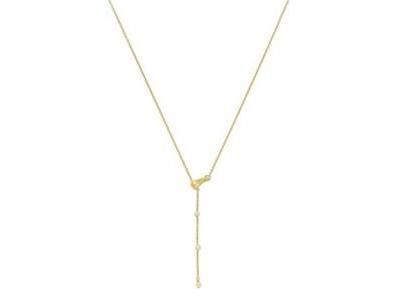 Manea - Collier Jourdan Argent Doré Perles d'Eau Douce - AJF170315N - Réf. AJF170315N