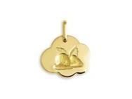 Médaille Nuage Ange Or Jaune 375 Polie Satinée Lucas - XR1428 - Réf. XR1428