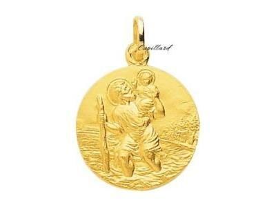 Médaille Saint Christophe Or Jaune 375 - 9K20068 - Réf. 9K20068