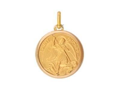 Médaille Saint Michel Or Jaune 375 Lucas Lucor XR1250 - Réf. XR1250