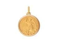 Médaille Saint Michel Or Jaune 750 Ronde 18 mm R1250 - Réf. R1250