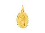 Médaille Vierge ovale or jaune 750 - 588000 - Réf. 588000
