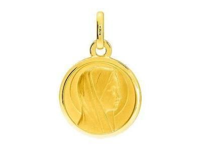 Médaille Vierge Ronde Or Jaune 375 - 9K20860 - Réf. 9K20860