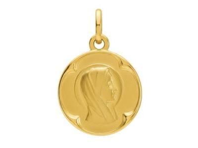 Médaille Vierge Ronde Or Jaune 375 - 9K20861 - Réf. 9K20861