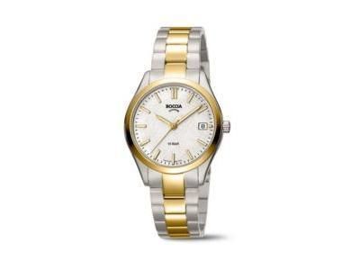 Montre Femme Boccia Bicolore, Effet Givré - 3374-02 - Réf. 3374 02