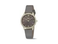 Montre Femme Boccia Titane PVD Jaune Cadran Marron et Zirconiums - 3382 03 - Réf. 3382 03