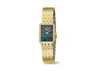 Montre Femme Boccia Titane PVD Jaune Cadran Nacré Rectangulaire - 3383-02 - Réf. 3383 02