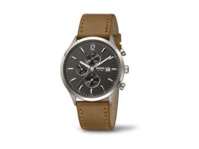 Montre Homme Titane Cuir Chronographe Boccia 3753-04 - Réf. 3753 04