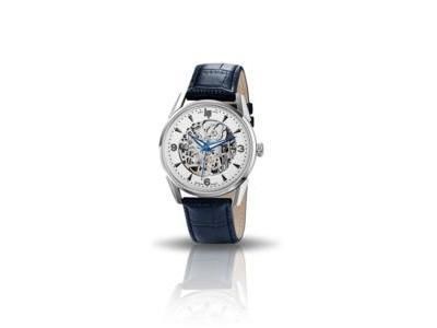 Montre Lip Himalaya Squelette Automatique Cuir Bleu 671554 - Réf. 671554