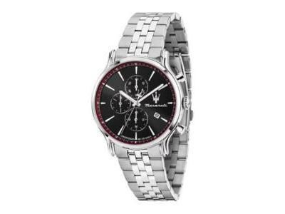 Montre Maserati Epoca Slim Chronographe Cadran Noir - R8873618037 - Réf. R8873618037