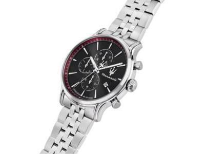 Montre Maserati Epoca Slim Chronographe Cadran Noir - R8873618037 - Réf. R8873618037