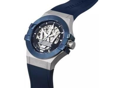 Montre Maserati Potenza Automatique Cadran Bleu - R8821108050 - Réf. R8821108050