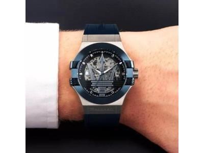 Montre Maserati Potenza Automatique Cadran Bleu - R8821108050 - Réf. R8821108050