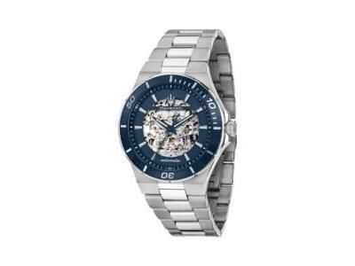 Montre Maserati Sfida Automatique Squelette Cadran Bleu - R8823140019 - Réf. R8823140019