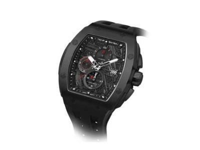 Montre Tsar Bomba Chronographe Acier Noir - TB8211QII07 - Réf. TB8211QII07