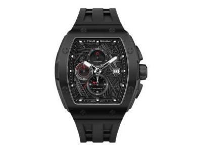 Montre Tsar Bomba Chronographe Acier Noir - TB8211QII07 - Réf. TB8211QII07
