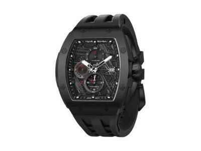 Montre Tsar Bomba Chronographe Acier Noir - TB8211QII07 - Réf. TB8211QII07