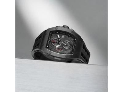 Montre Tsar Bomba Chronographe Acier Noir - TB8211QII07 - Réf. TB8211QII07