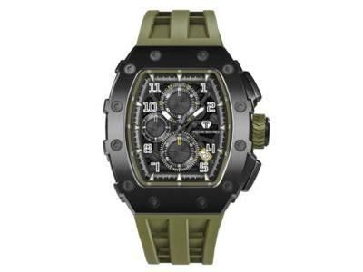 Montre Tsar Bomba TB8204Q38 Chronographe Kaki - Réf. TB8204Q38
