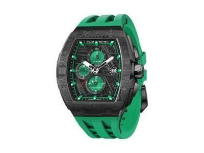 Montre Tsar Bomba TB8211QII11 Chronographe Vert Noir - Réf. TB8211QII11