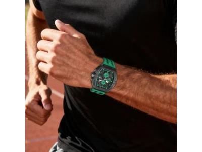 Montre Tsar Bomba TB8211QII11 Chronographe Vert Noir - Réf. TB8211QII11