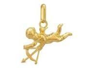 Pendentif Ange Avec Arc Cupidon Or Jaune 375 - Réf. XP1806