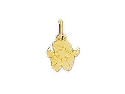 Pendentif Ange Découpé Or Jaune 750 Lucas-Lucor - Réf. R443
