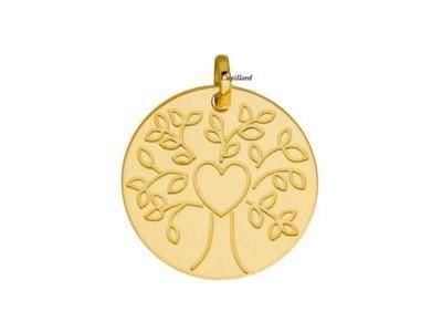 Pendentif Arbre de Vie Coeur Or Jaune 375 - A05618 - Réf. A05618