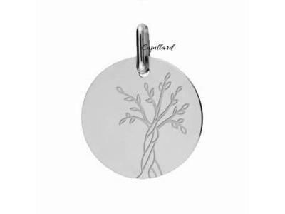 Pendentif Arbre De Vie Or Gris 375 Lucas Lucor - Réf. XM1053G