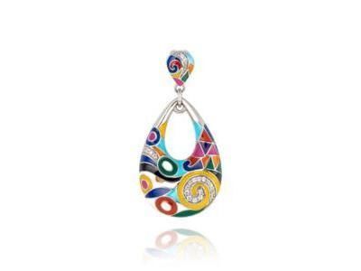 Pendentif Argent Marina Una Storia Laque Zircon - BQ121218 - Réf. BQ121218