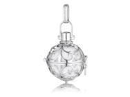 Pendentif Bola 24 mm argent rhodié 925 grelot blanc Engelsrufer - Réf. ER-01-L