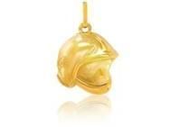 Pendentif Casque De Pompier Or Jaune 750 Lucas Lucor P1702 - Réf. P1702