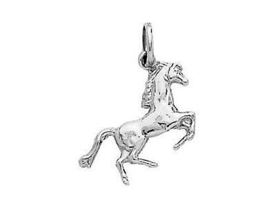 Pendentif Cheval Cabré Argent Rhodié - 336212 - Réf. 336212
