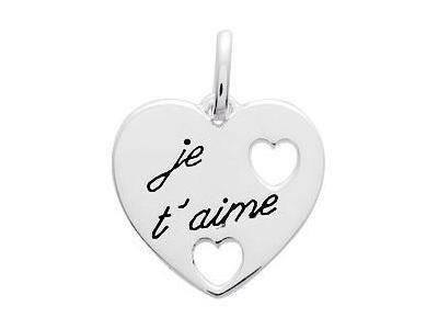 Pendentif Cœur Gravé 