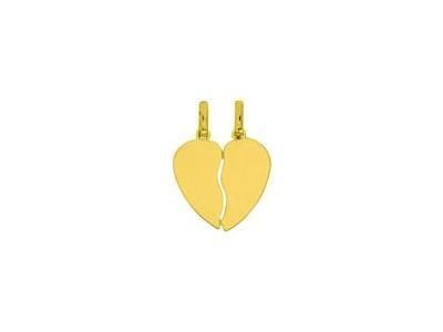Pendentif Coeur Séparable Or Jaune 750 - P1441 - Réf. P1441
