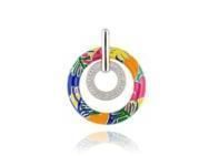 Pendentif Fidji Argent Rhodié Una Storia BQ14011 - Réf. BQ14011