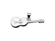 Pendentif Guitare Sèche Argent 925/1000 Rhodié - 05855 - Réf. 05855