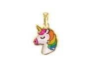 Pendentif Licorne Or Jaune 375 Laque Multicolore 396282 - Réf. 396282