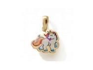 Pendentif Licorne Or Jaune 375 Laque multicolore N11679 - Réf. N11679