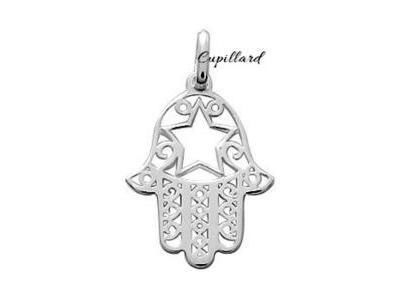 Pendentif Main Fatma Argent Rhodié - 316039 - Réf. 316039