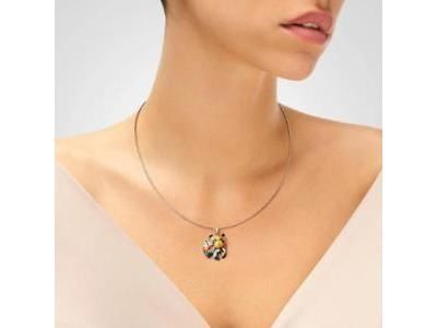 Pendentif Panda Argent Laqué Una Storia - BQ121231 - Réf. BQ121231