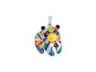 Pendentif Panda Argent Laqué Una Storia - BQ121231 - Réf. BQ121231