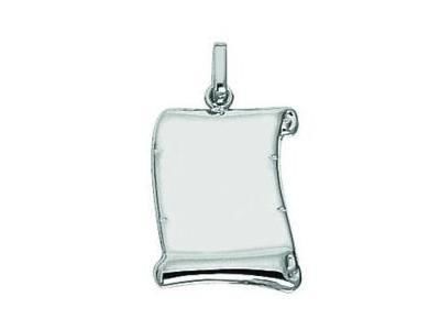 Pendentif Parchemin Or Gris 750 - 781900 - Réf. 781900